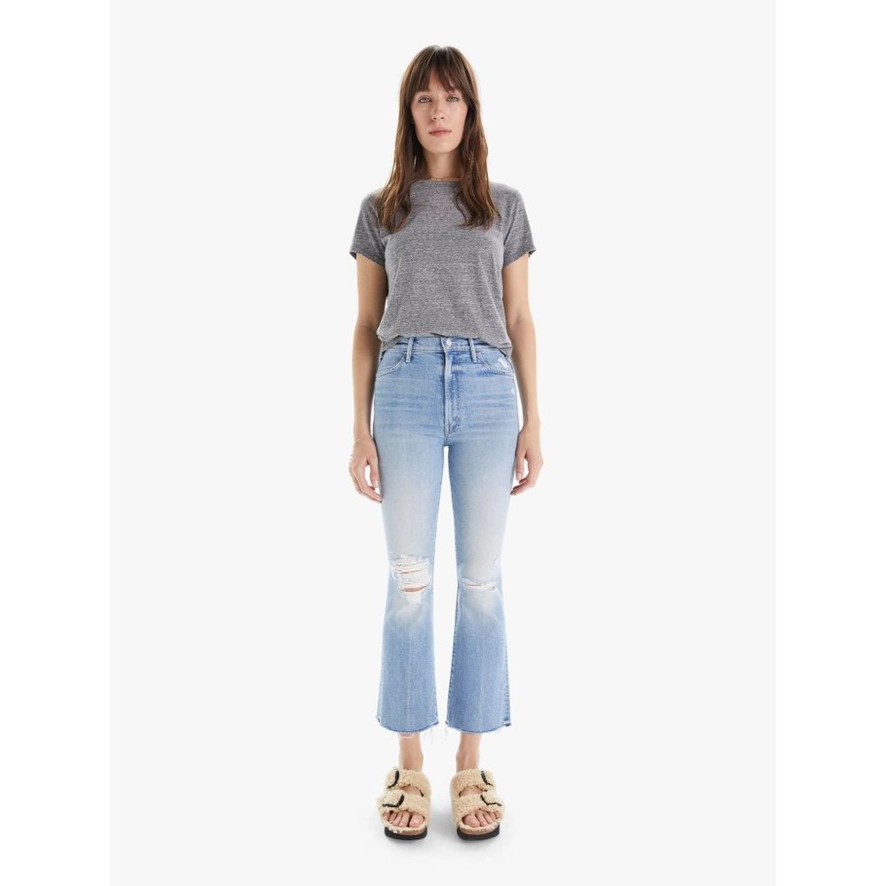 MOTHER The Hustler Ankle Fray Size 28